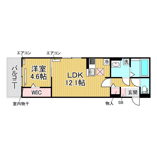 アトラエンテ御崎公園 102|神戸市兵庫区金平町(神戸市営地下鉄海岸線御崎公園駅)のアパート間取 アトラエンテ御崎公園 102|神戸市兵庫区金平町(神戸市営地下鉄海岸線御崎公園駅)のアパート間取