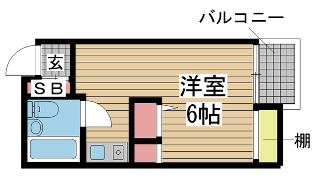 神戸市中央区元町通の賃貸物件間取画像