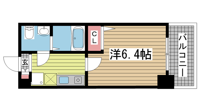 神戸市灘区日尾町の賃貸物件間取画像