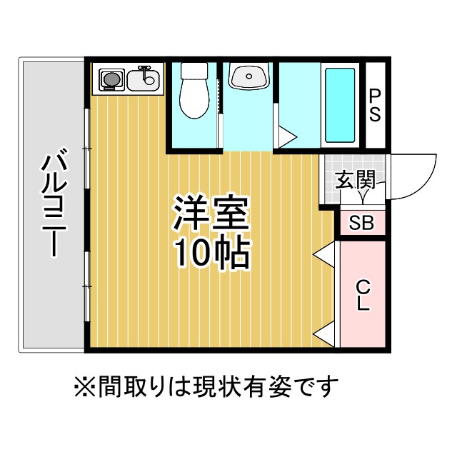 神戸市灘区篠原中町の賃貸物件間取画像