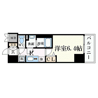 神戸市中央区栄町通の賃貸物件間取画像