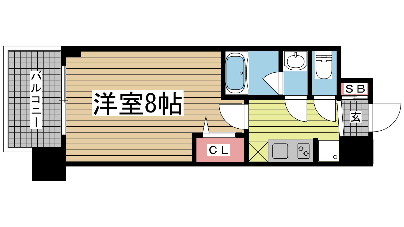神戸市灘区倉石通の賃貸物件間取画像