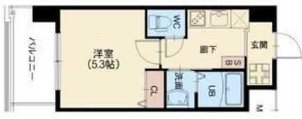 神戸市中央区下山手通の賃貸物件間取画像