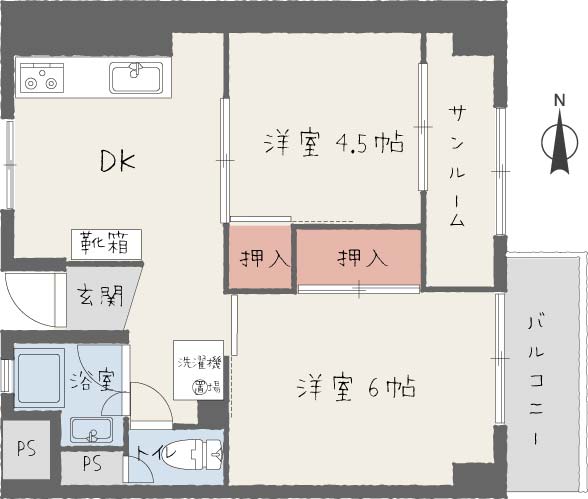 神戸市東灘区魚崎中町の賃貸物件外観写真