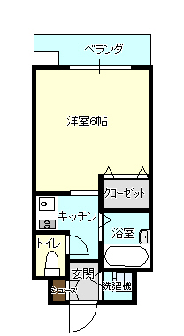 神戸市中央区八雲通の賃貸物件間取画像