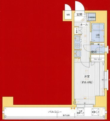 神戸市中央区橘通の賃貸物件間取画像