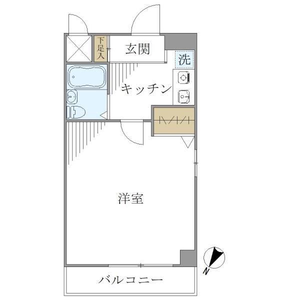 神戸市兵庫区塚本通の賃貸物件間取画像