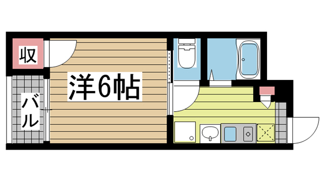 神戸市灘区六甲台町の賃貸物件間取画像