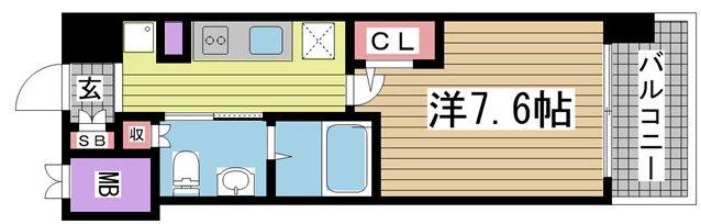 神戸市中央区元町通の賃貸物件間取画像