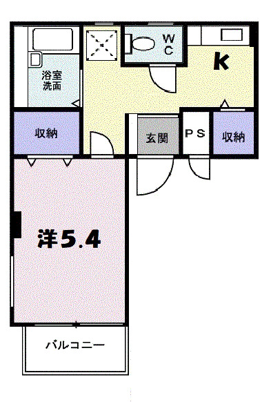 神戸市灘区灘南通の賃貸物件間取画像