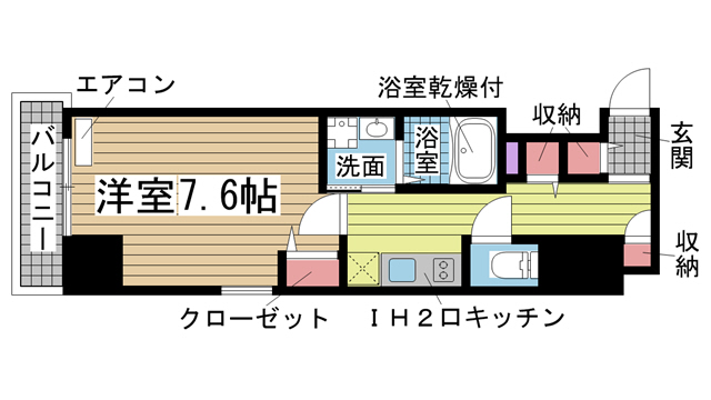 神戸市中央区元町通の賃貸物件間取画像