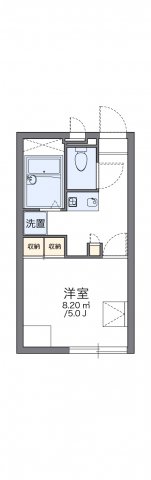 神戸市兵庫区五宮町の賃貸物件間取画像