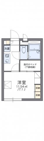 神戸市東灘区西岡本の賃貸物件間取画像
