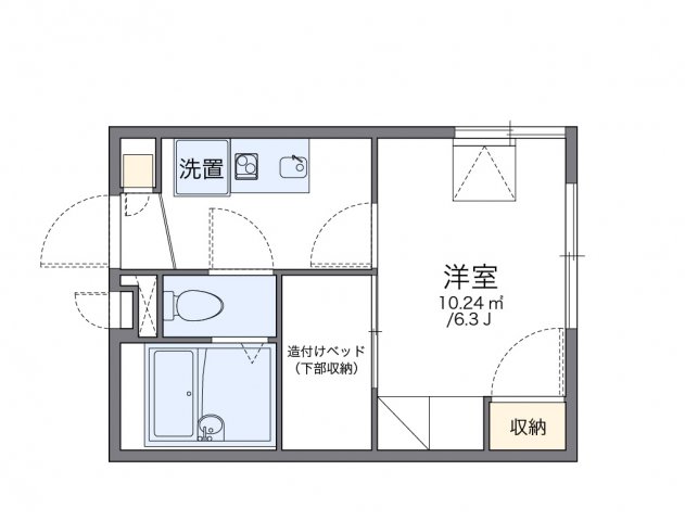 神戸市灘区寺口町の賃貸物件間取画像