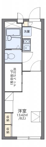 神戸市北区鈴蘭台南町の賃貸物件間取画像
