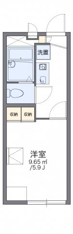 神戸市兵庫区上沢通の賃貸物件間取画像