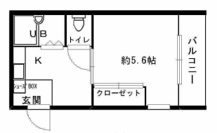 神戸市東灘区御影塚町の賃貸物件間取画像