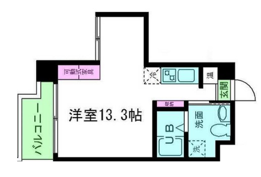 神戸市東灘区魚崎中町の賃貸物件間取画像