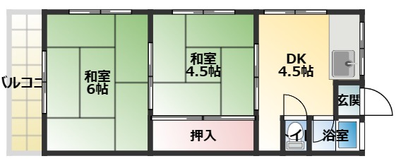 神戸市須磨区妙法寺の賃貸物件外観写真