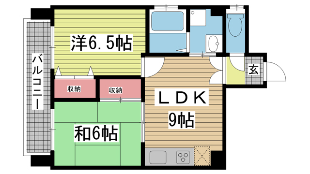 神戸市中央区元町通の賃貸物件間取画像