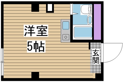 神戸市中央区北野町の賃貸物件間取画像