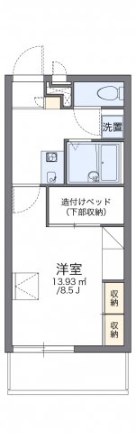 神戸市兵庫区駅南通の賃貸物件間取画像