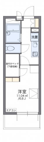 神戸市灘区岸地通の賃貸物件間取画像