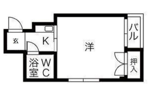 神戸市中央区中山手通の賃貸物件間取画像