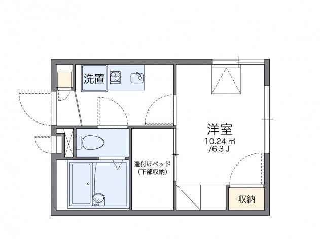 神戸市灘区寺口町の賃貸物件間取画像
