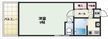 神戸市兵庫区神田町の賃貸物件間取画像