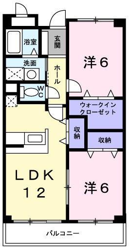 神戸市西区北別府の賃貸物件間取画像