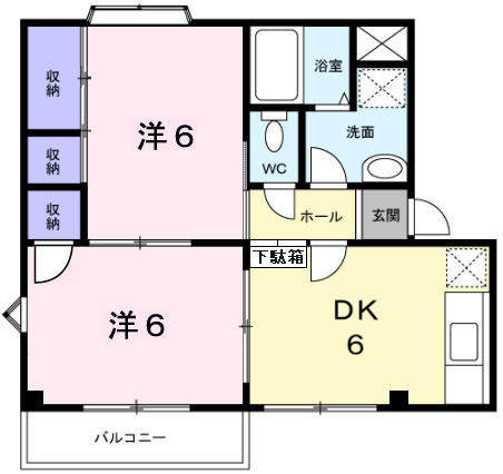 神戸市西区北別府の賃貸物件間取画像