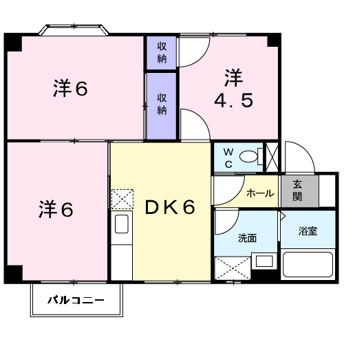 神戸市西区北別府の賃貸物件間取画像