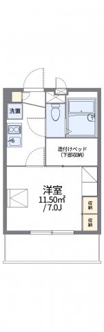神戸市兵庫区大同町の賃貸物件間取画像