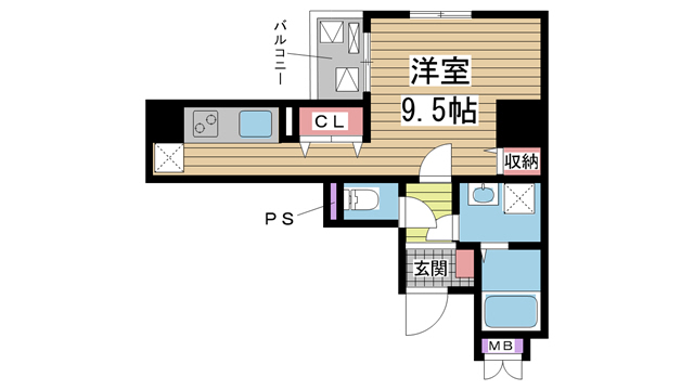 神戸市須磨区衣掛町の賃貸物件間取画像