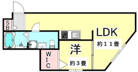 神戸市兵庫区新開地の賃貸物件間取画像