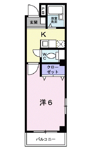 神戸市東灘区御影塚町の賃貸物件間取画像