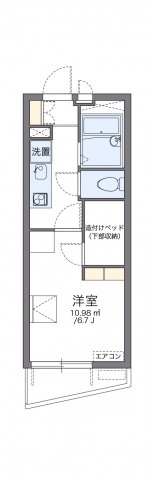 神戸市灘区篠原南町の賃貸物件間取画像