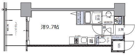 神戸市中央区下山手通の賃貸物件間取画像