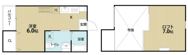 神戸市兵庫区北逆瀬川町の賃貸物件間取画像