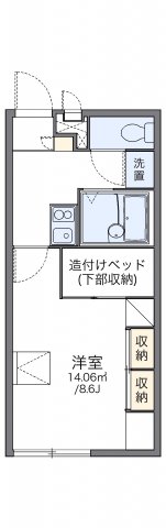 神戸市垂水区福田の賃貸物件間取画像