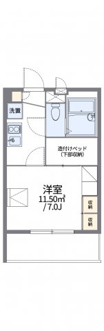 神戸市兵庫区大同町の賃貸物件間取画像