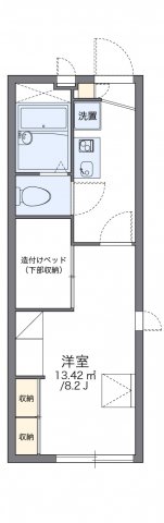神戸市北区鈴蘭台西町の賃貸物件間取画像