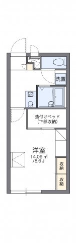 神戸市北区有野町唐櫃の賃貸物件間取画像