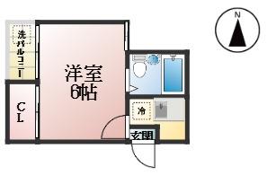 神戸市須磨区大黒町の賃貸物件間取画像