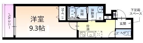 神戸市兵庫区本町の賃貸物件間取画像