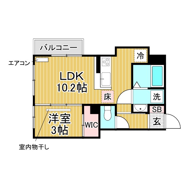 神戸市須磨区大田町の賃貸物件間取画像