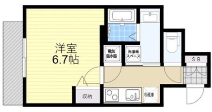 神戸市中央区北長狭通の賃貸物件間取画像