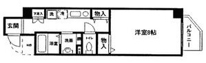 神戸市灘区千旦通の賃貸物件間取画像