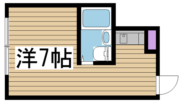 神戸市中央区北野町の賃貸物件間取画像